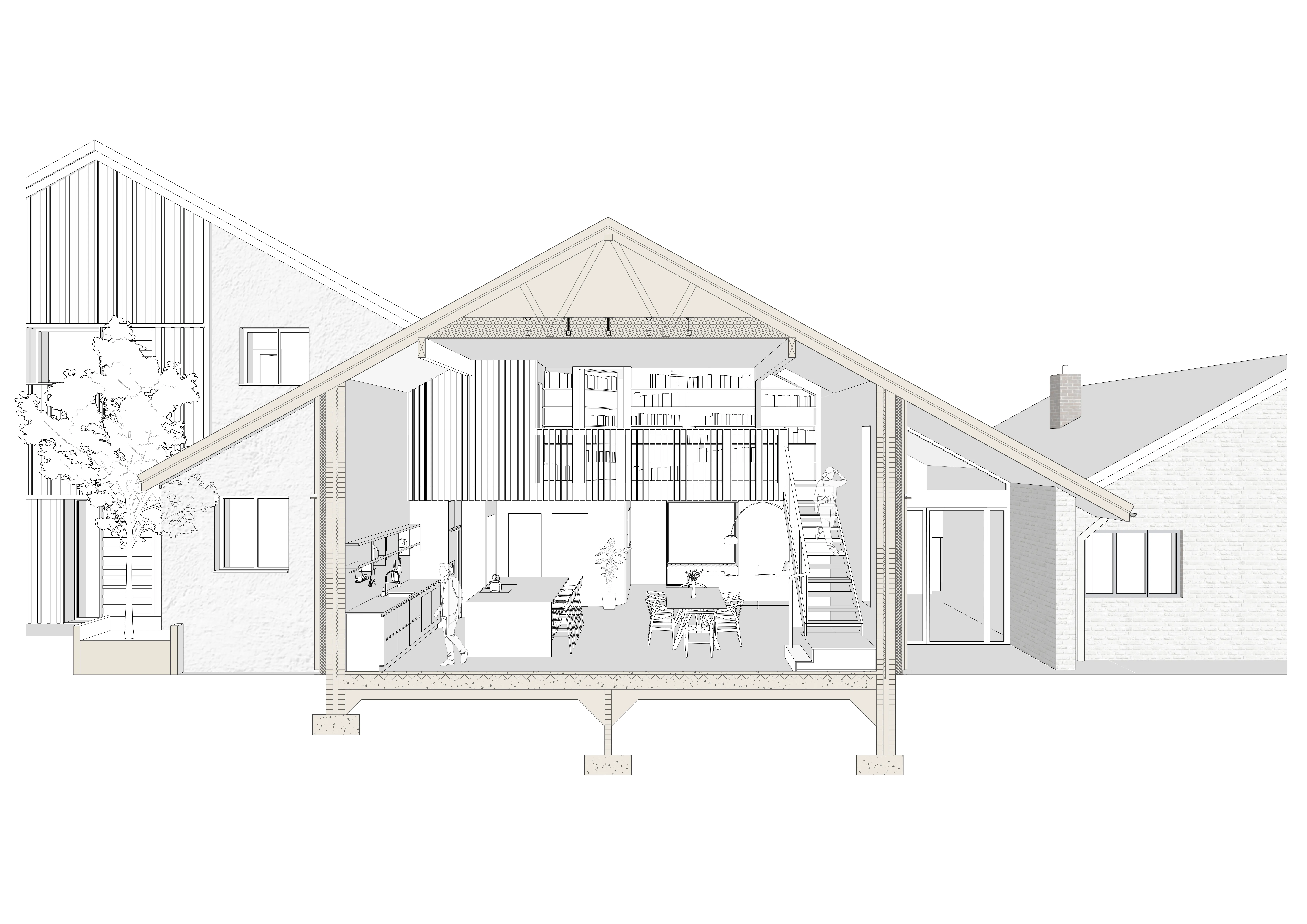 Architectural technical detailing for residential construction
